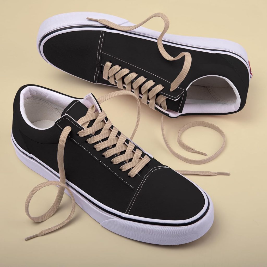 Miscly Flat Shoe Laces for Sneakers, Multiple Lengths and Colors Available Miscly Flat Shoe Laces for Sneakers, Multiple Lengths and Colors Available