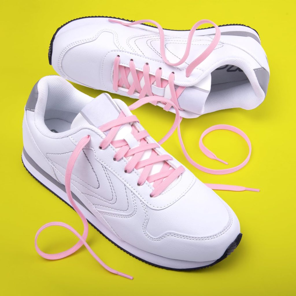 Miscly Flat Shoe Laces for Sneakers, Multiple Lengths and Colors Available Miscly Flat Shoe Laces for Sneakers, Multiple Lengths and Colors Available