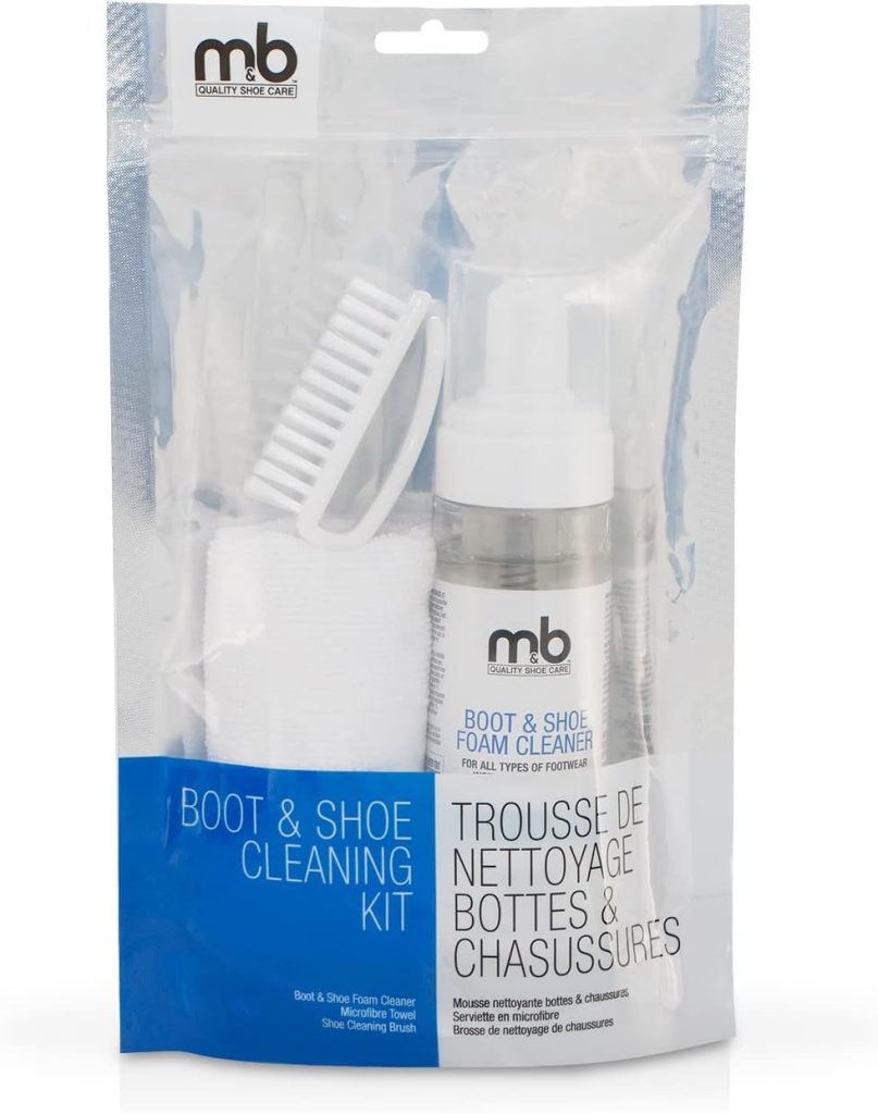 Moneysworth Best Boot and Shoe Cleaning Kit, Shoe Cleaner Essentials with Foam, Towel, and Brush, Shoe Care Accessories Moneysworth Best Boot and Shoe Cleaning Kit, Shoe Cleaner Essentials with Foam, Towel, and Brush, Shoe Care Accessories