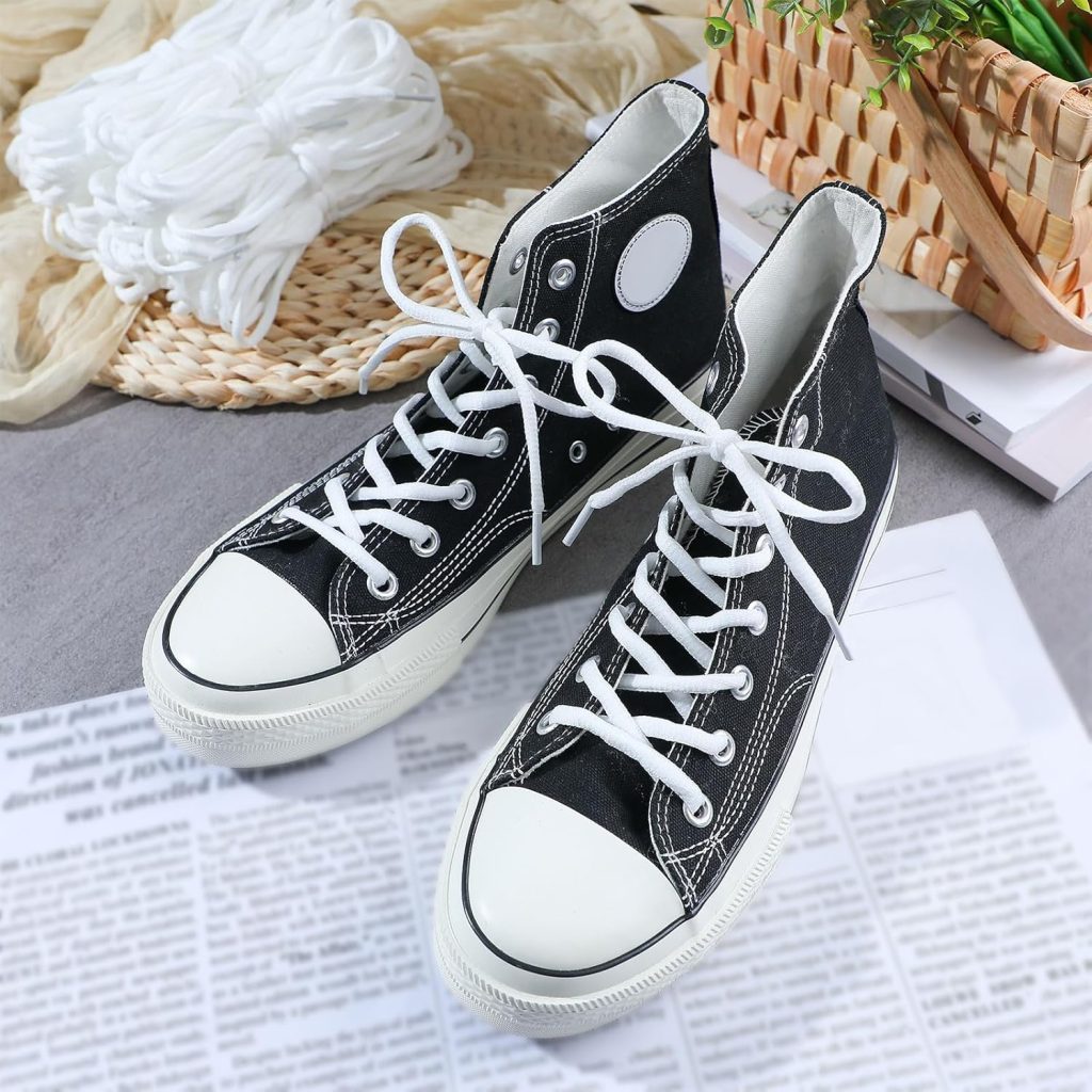 Xinnun 40 Pairs Oval Shoes Laces Bulk 1/4 Half Round Shoe Laces for Sneakers Black White Gray Colorful Shoelaces Xinnun 40 Pairs Oval Shoes Laces Bulk 1/4 Half Round Shoe Laces for Sneakers Black White Gray Colorful Shoelaces