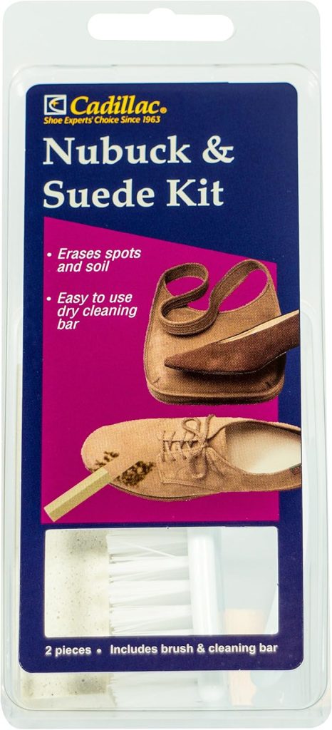 Cadillac Nubuck Suede Cleaner Kit - Brush and Eraser - Remove Stains Clean Shoes Boots Bags Coats More Cadillac Nubuck Suede Cleaner Kit - Brush and Eraser - Remove Stains Clean Shoes Boots Bags Coats More