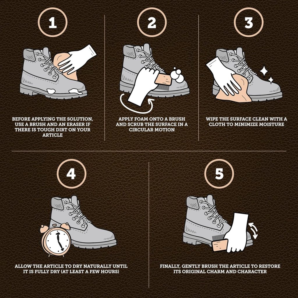 Care Cool Suede and Nubuck Cleaner FOAM KIT (5 oz) Restores Color and Vibrancy to Shoes, Boots, Clothes, and Furniture. Care Cool Suede and Nubuck Cleaner FOAM KIT (5 oz) Restores Color and Vibrancy to Shoes, Boots, Clothes, and Furniture.