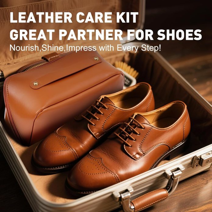 chmi-16pcs-leather-shoe-polish-kitshoe-shine-kit-with-blackbrown-shoe-polishshoe-bruhses-for-leather-boot-care-and-clean-1