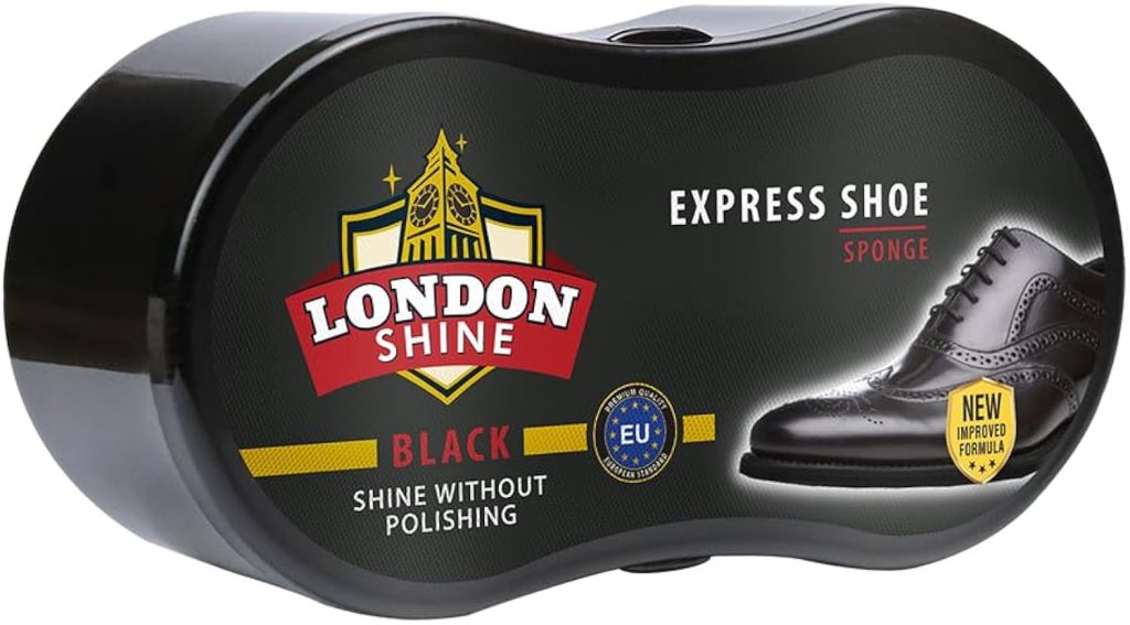 Express Shoe Shine Sponge – Instant Shine for Leather Shoes Boots | Mess-Free Quick Shine Applicator | Premium Black Color. Express Shoe Shine Sponge – Instant Shine for Leather Shoes Boots | Mess-Free Quick Shine Applicator | Premium Black Color.