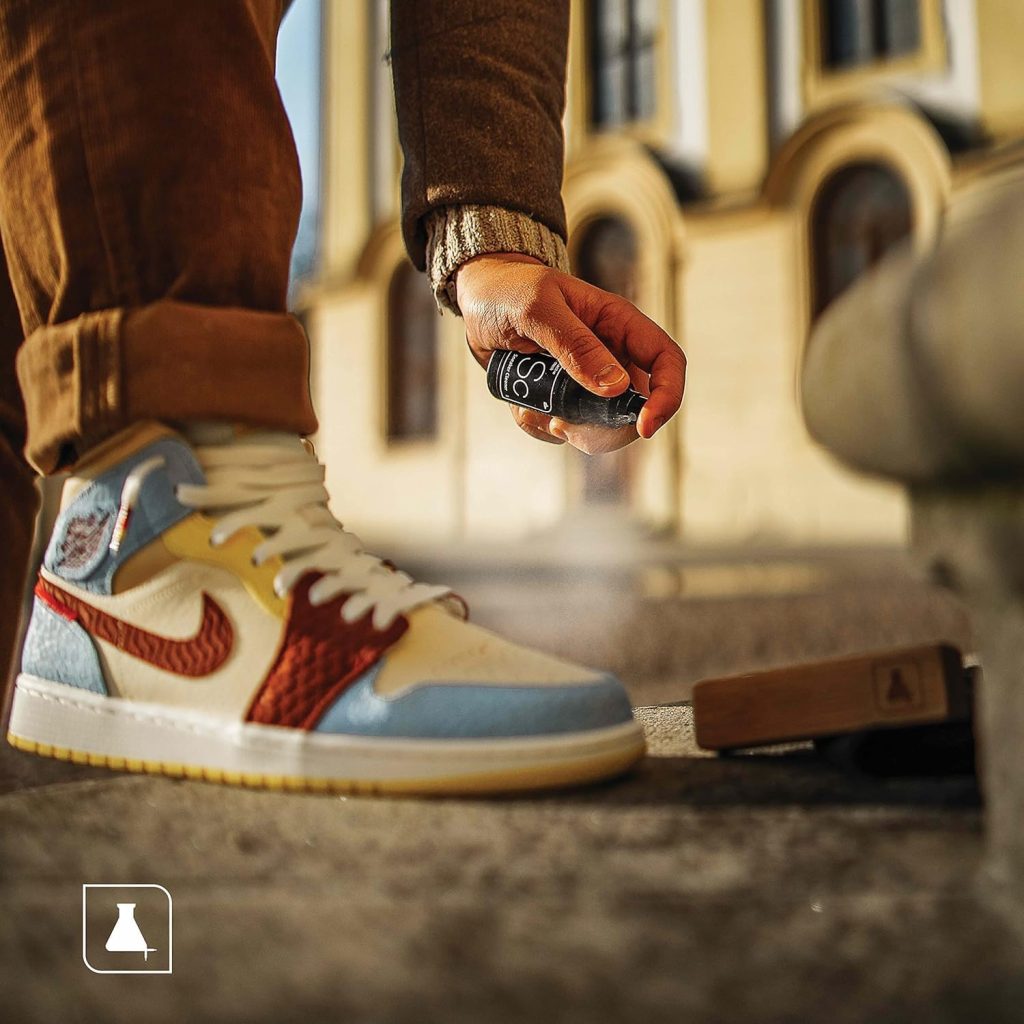 SNEAKER LAB Shoe Cleaner Kit - Cleaner + Premium Brush - Perfect for Most Materials 1.7 Fl Oz Bottle SNEAKER LAB Shoe Cleaner Kit - Cleaner + Premium Brush - Perfect for Most Materials 1.7 Fl Oz Bottle