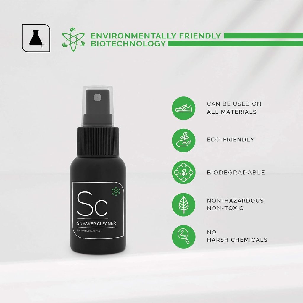 SNEAKER LAB Shoe Cleaner Kit - Cleaner + Premium Brush - Perfect for Most Materials 1.7 Fl Oz Bottle SNEAKER LAB Shoe Cleaner Kit - Cleaner + Premium Brush - Perfect for Most Materials 1.7 Fl Oz Bottle