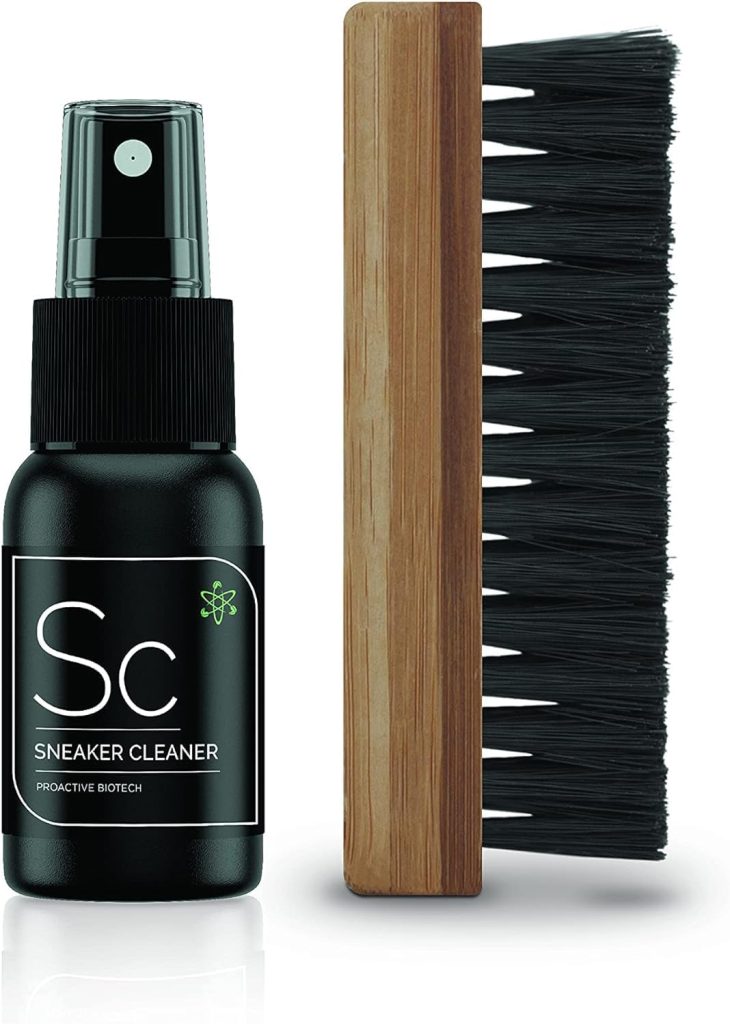 SNEAKER LAB Shoe Cleaner Kit - Cleaner + Premium Brush - Perfect for Most Materials 1.7 Fl Oz Bottle SNEAKER LAB Shoe Cleaner Kit - Cleaner + Premium Brush - Perfect for Most Materials 1.7 Fl Oz Bottle