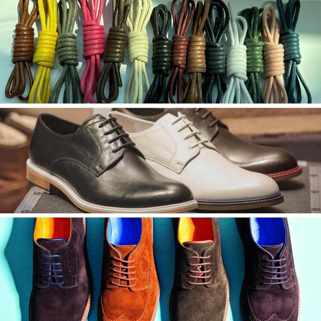 VSUDO 2 Pairs Waxed Round Dress Shoe Laces for Mens Dress Shoes, 1/8 Thin Business Oxford Shoelace/Shoe Strings VSUDO 2 Pairs Waxed Round Dress Shoe Laces for Mens Dress Shoes, 1/8 Thin Business Oxford Shoelace/Shoe Strings