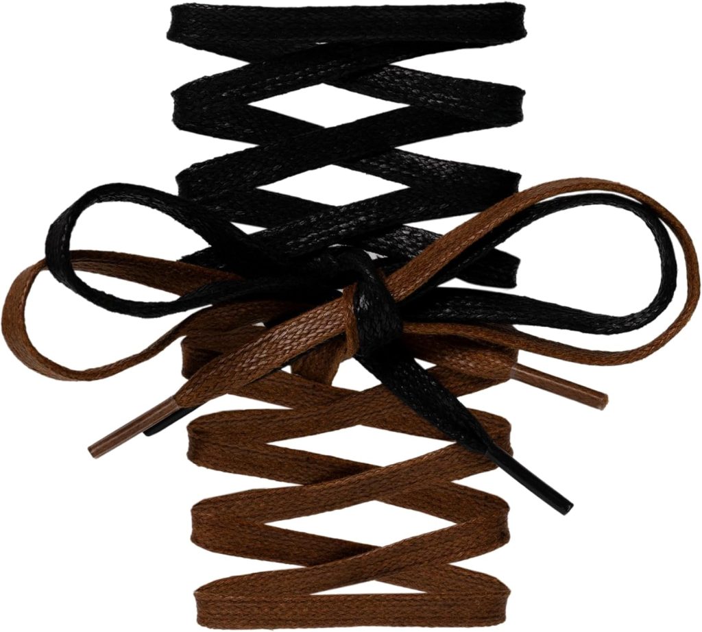 Waxed Boot Laces Flat Shoe laces for Women Boots Replacement Shoe Strings Waxed Boot Laces Flat Shoe laces for Women Boots Replacement Shoe Strings