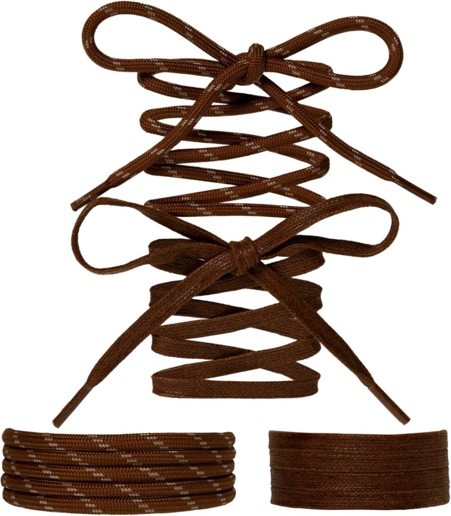 Waxed Boot Laces Flat Shoe laces for Women Boots Replacement Shoe Strings Waxed Boot Laces Flat Shoe laces for Women Boots Replacement Shoe Strings