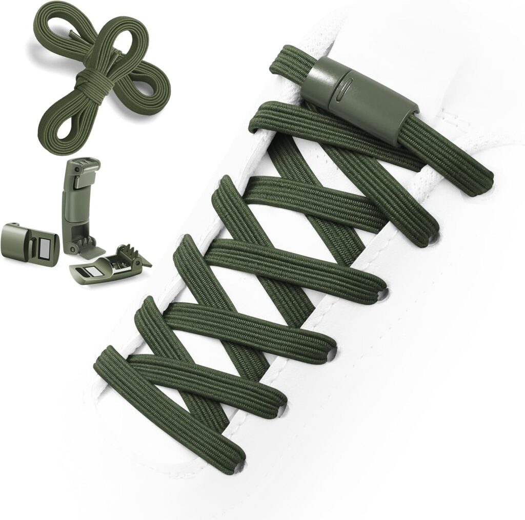 Aiboxin Elastic No Tie Flat Shoe Laces for Sneakers, Tieless Shoelaces for Kids Adults, Stretch Shoes Strings Aiboxin Elastic No Tie Flat Shoe Laces for Sneakers, Tieless Shoelaces for Kids Adults, Stretch Shoes Strings