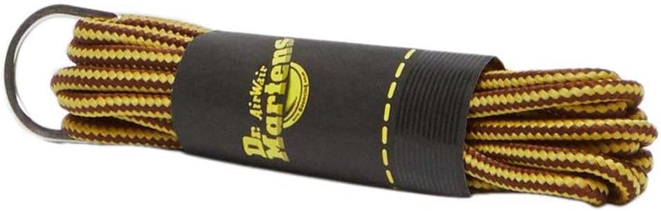 Dr. Martens 140CM Brn/Ylw Round Lace 8-10I-EA, Brown/Yellow Dr. Martens 140CM Brn/Ylw Round Lace 8-10I-EA, Brown/Yellow