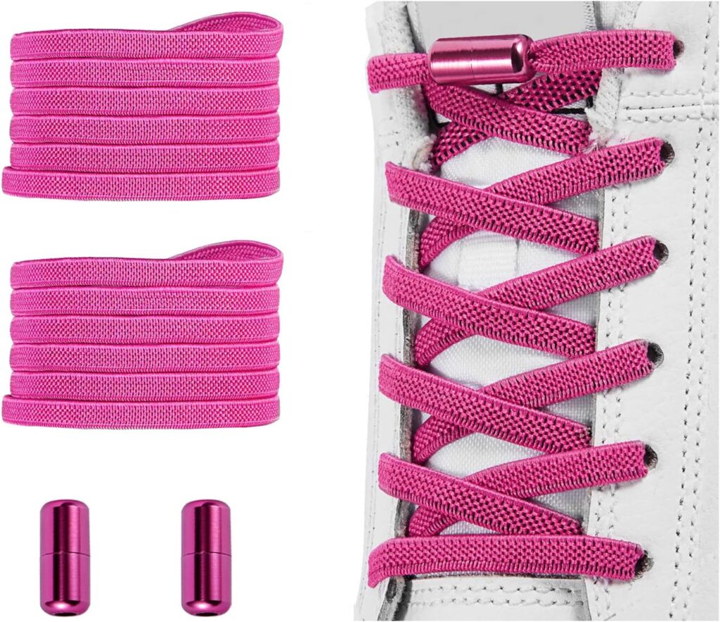 No Tie Shoelaces, Elastic Shoelaces for Adults/Kids,Elastic No Tie Shoe Laces No Tie Shoelaces, Elastic Shoelaces for Adults/Kids,Elastic No Tie Shoe Laces