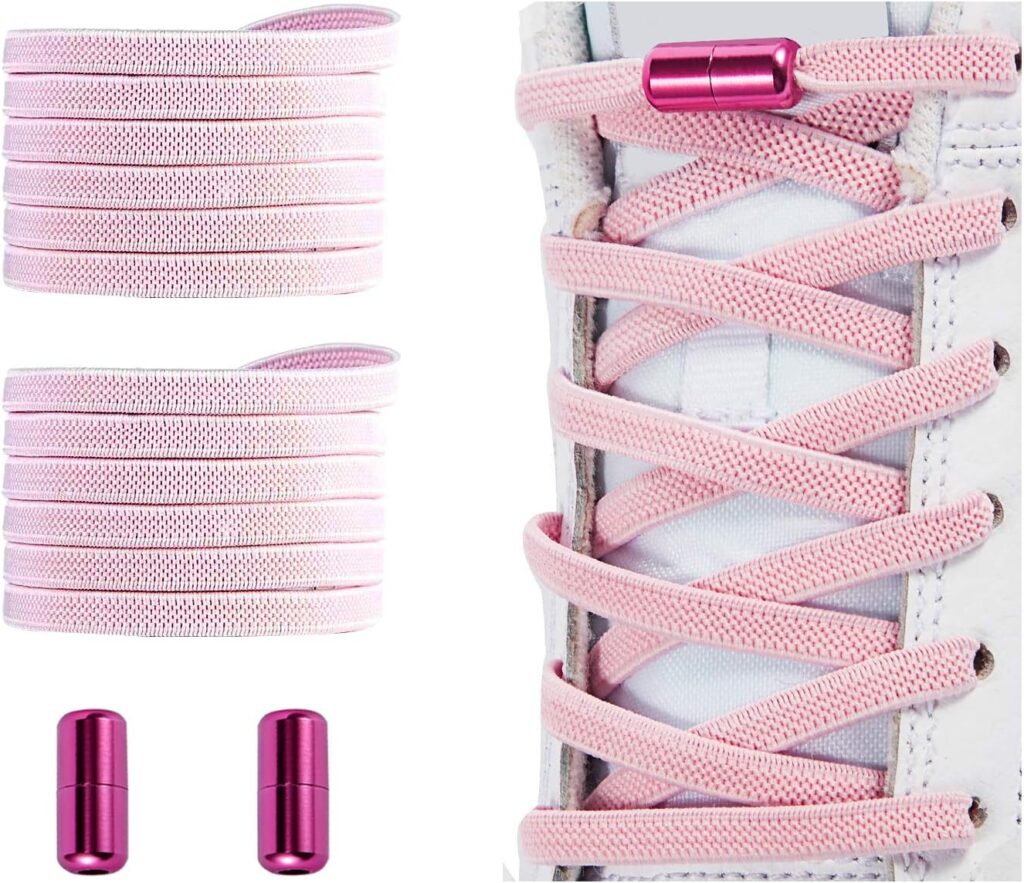 No Tie Shoelaces, Elastic Shoelaces for Adults/Kids,Elastic No Tie Shoe Laces No Tie Shoelaces, Elastic Shoelaces for Adults/Kids,Elastic No Tie Shoe Laces