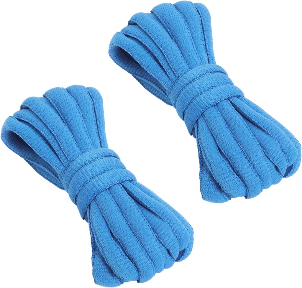 VSUDO 2 Pairs Oval Shoe Laces for Sneakers, Basketball Baseball Shoelace, Athletic Sport Trainers Shoestrings VSUDO 2 Pairs Oval Shoe Laces for Sneakers, Basketball Baseball Shoelace, Athletic Sport Trainers Shoestrings