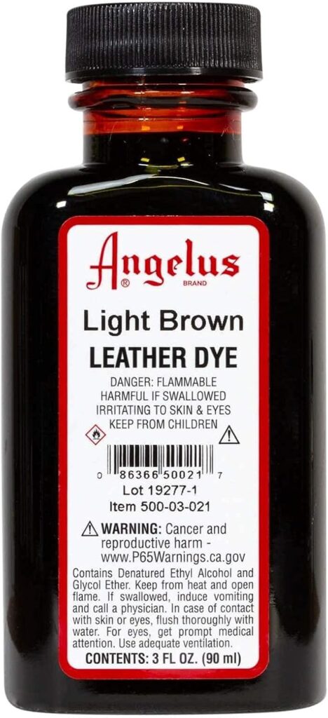 Angelus Leather Dye, Bismark Brown- 3 ounces Angelus Leather Dye, Bismark Brown- 3 ounces