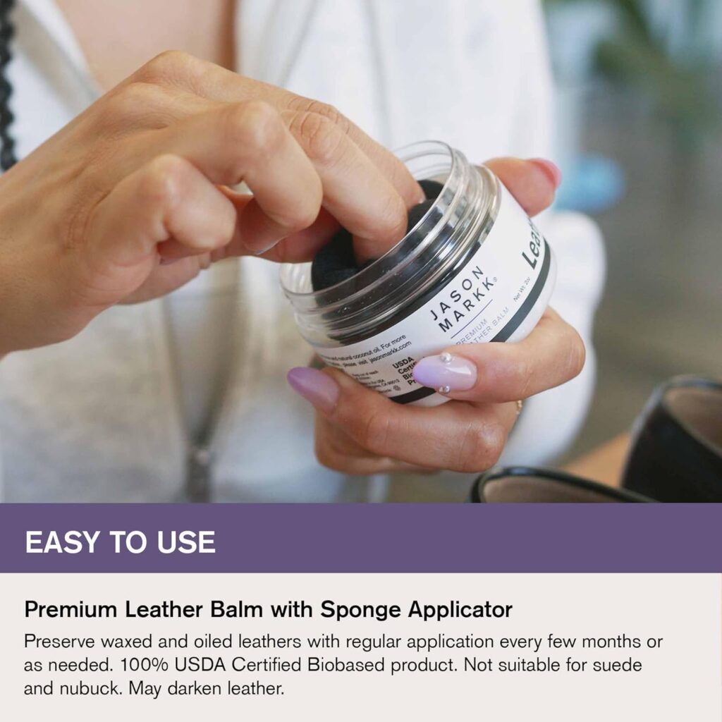 Jason Markk Leather Care, Cleans, Conditions - Ideal for Maintaining, Polishing, Protecting Leather Goods Jason Markk Leather Care, Cleans, Conditions - Ideal for Maintaining, Polishing, Protecting Leather Goods