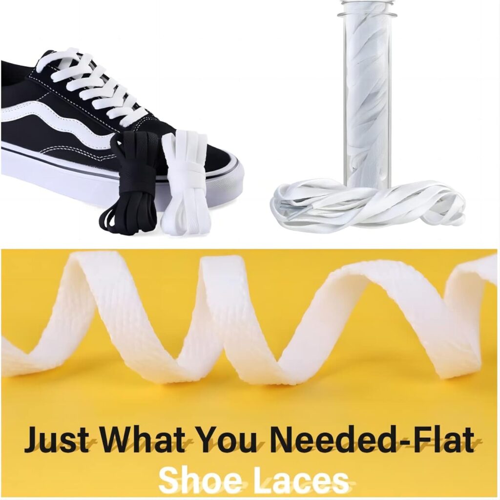 Original Shoe Laces, Flat Shoelaces for Sneakers: Converse, Air Force 1, Dunks More Original Shoe Laces, Flat Shoelaces for Sneakers: Converse, Air Force 1, Dunks More