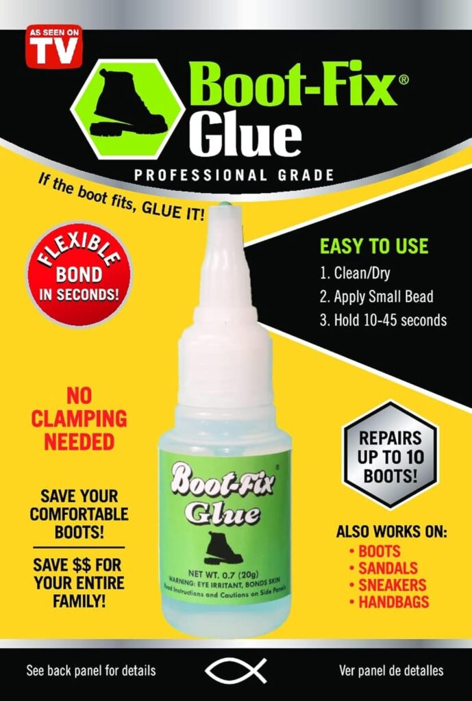 Shoe Glue – Professional Grade Shoe Repair Adhesive for Boots, Shoes, More – Instant Bond, Clear Drying, Flexible, Durable – Perfect for Leather, Rubber, All Footwear (20g Tube) Shoe Glue – Professional Grade Shoe Repair Adhesive for Boots, Shoes, More – Instant Bond, Clear Drying, Flexible, Durable – Perfect for Leather, Rubber, All Footwear (20g Tube)