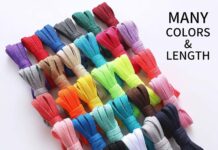 VSUDO 2 Pairs Flat Shoe Laces for Sneakers review