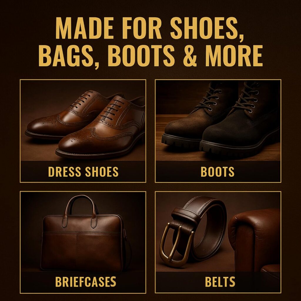 Eagle Shoe Shine Brush Kit 5-Piece Leather Care Set with Horsehair Brush, Daubers, Shine Sponge Polishing Cloth for Shoes, Boots, Bags Accessories Eagle Shoe Shine Brush Kit 5-Piece Leather Care Set with Horsehair Brush, Daubers, Shine Sponge Polishing Cloth for Shoes, Boots, Bags Accessories