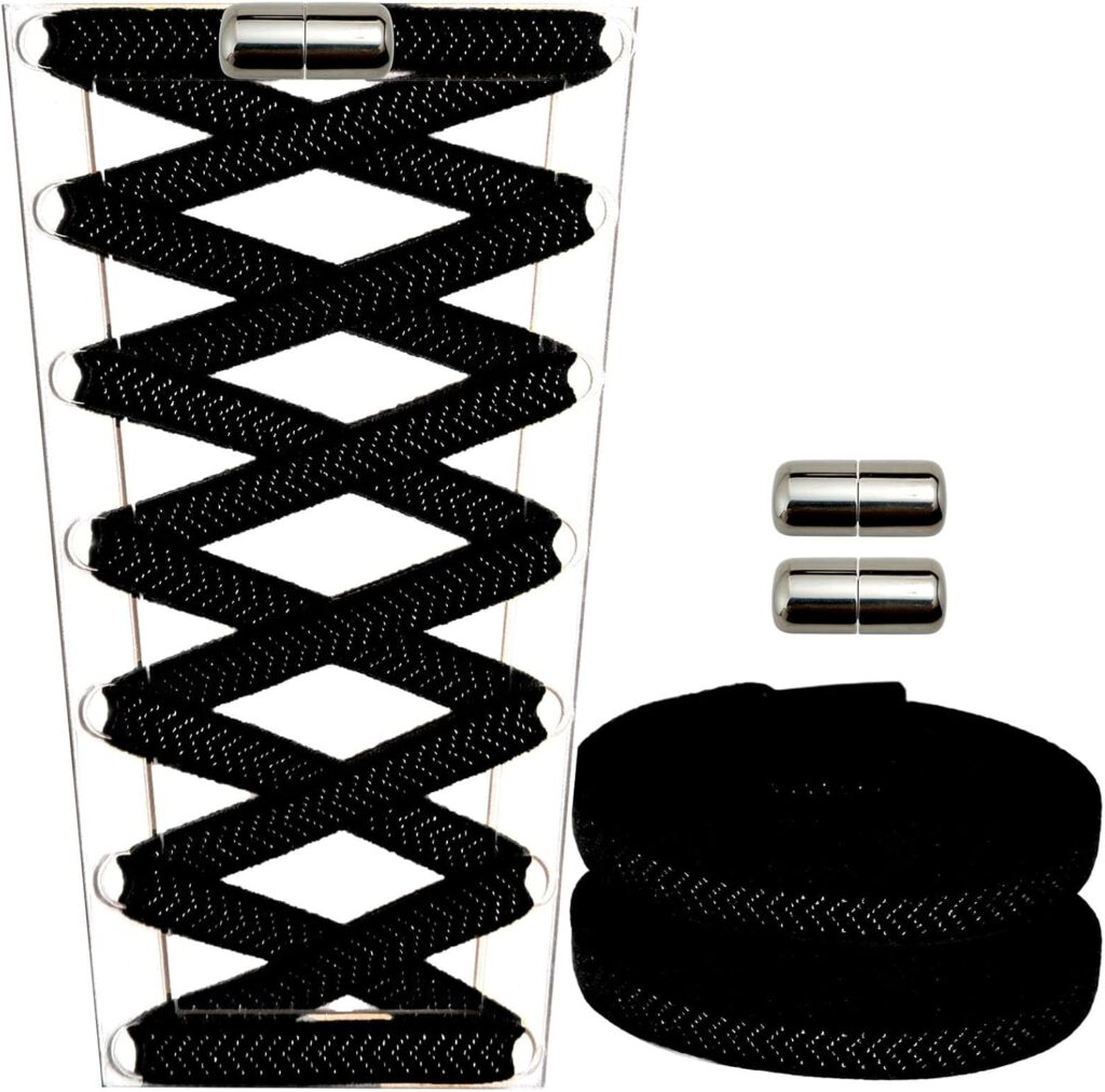 Elastic No Tie Shoelaces,Flat Shoe Laces for Quick and Easy Wear,Ideal for Kids and Adults Sneakers Elastic No Tie Shoelaces,Flat Shoe Laces for Quick and Easy Wear,Ideal for Kids and Adults Sneakers