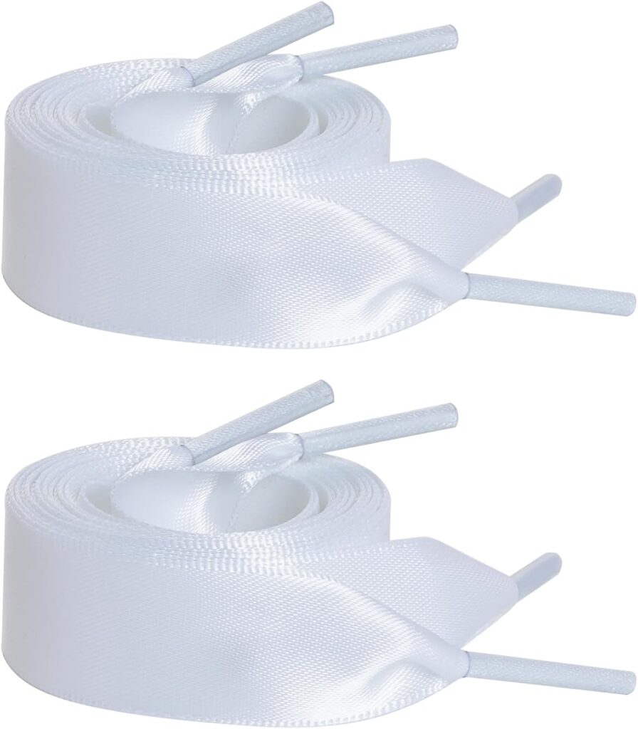 Marrywindix 2 Pairs 47 Flat Satin Ribbon Shoelaces Silk Shoestring Wide Shoe Laces for Sneaker Skate Shoes Boots Sport Shoes Marrywindix 2 Pairs 47 Flat Satin Ribbon Shoelaces Silk Shoestring Wide Shoe Laces for Sneaker Skate Shoes Boots Sport Shoes