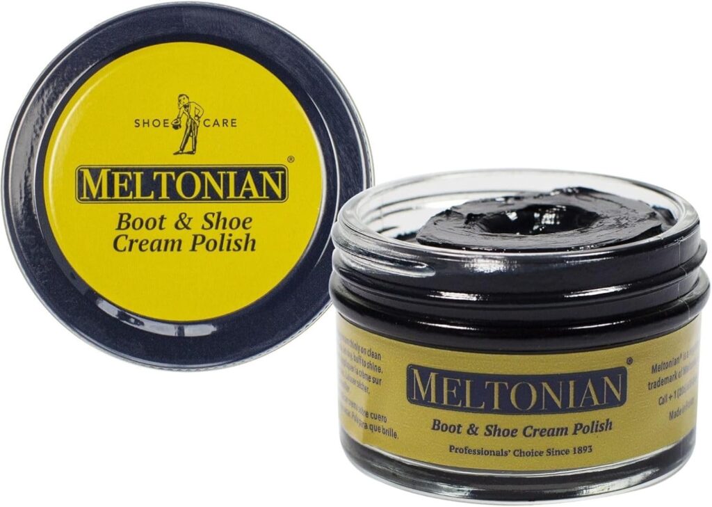 Meltonian Cream Shoe Polish, Boot Polish, Leather Shoe Polish Oil Based with Beeswax, Restores and Protects, Over 60 Colors Meltonian Cream Shoe Polish, Boot Polish, Leather Shoe Polish Oil Based with Beeswax, Restores and Protects, Over 60 Colors