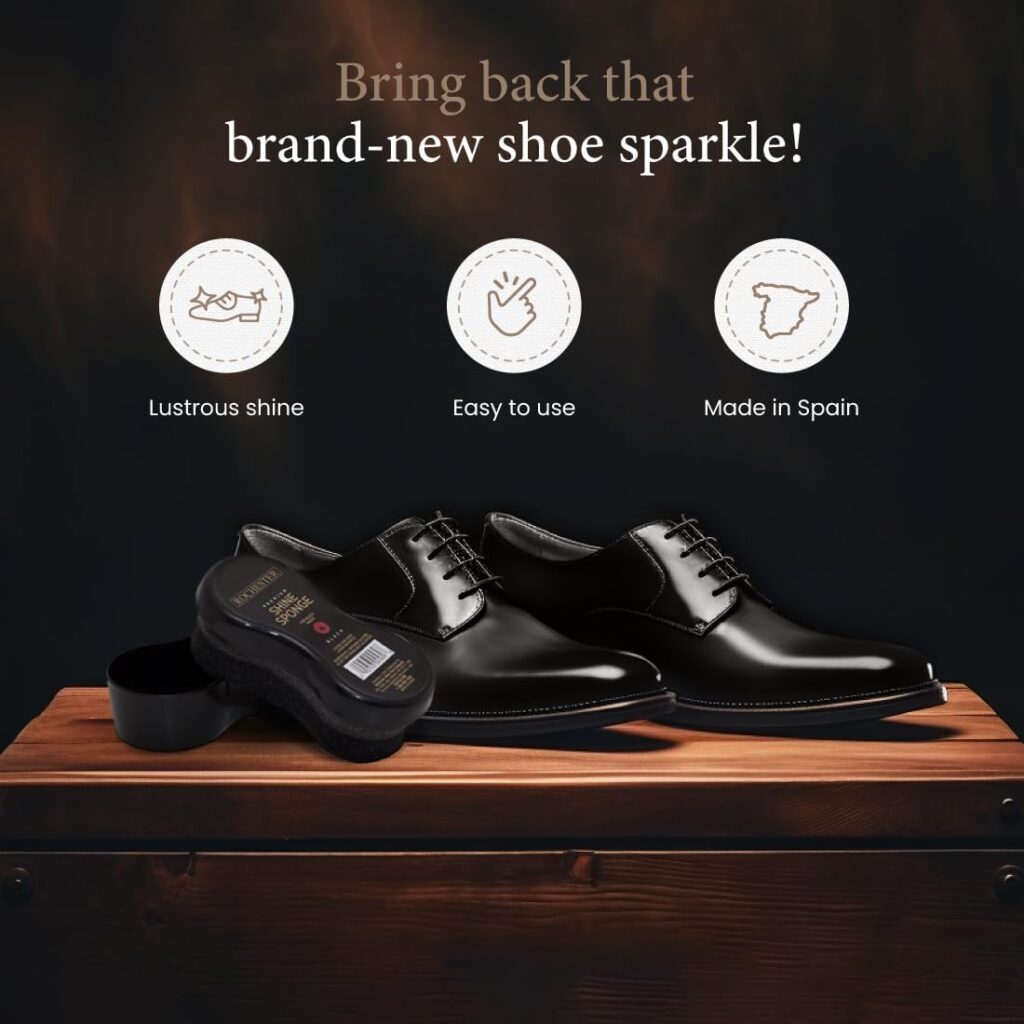 Rochester Premium Shine Sponge for Leather Footwear, Polish and Accessories Rochester Premium Shine Sponge for Leather Footwear, Polish and Accessories