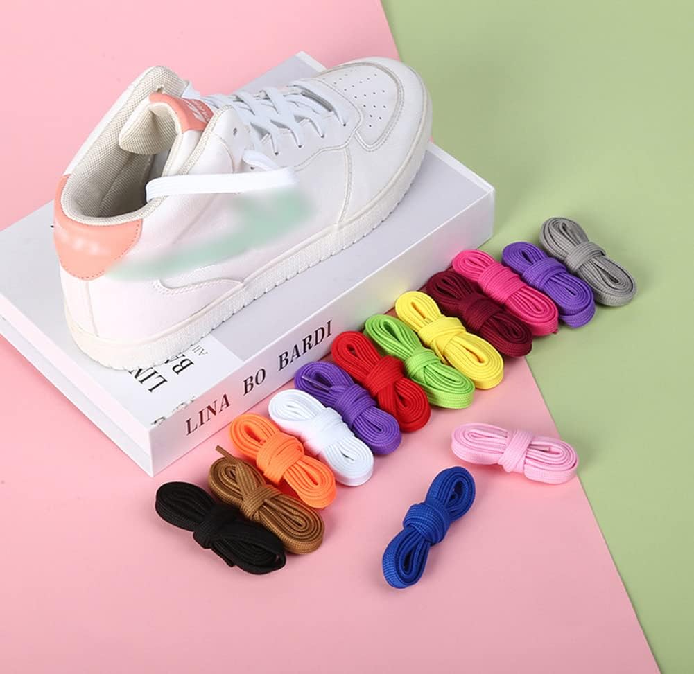 Sechunk Flat Shoelace set of 3 pairs 29 colors 20-79 Multiple lengths Shoe Lace For Sneakers Sechunk Flat Shoelace set of 3 pairs 29 colors 20-79 Multiple lengths Shoe Lace For Sneakers