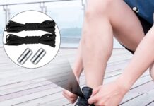 8 Pairs No Tie Elastic Shoe Laces with Metal Capsule Lock for Kids, Adults & Elderly Sneakers