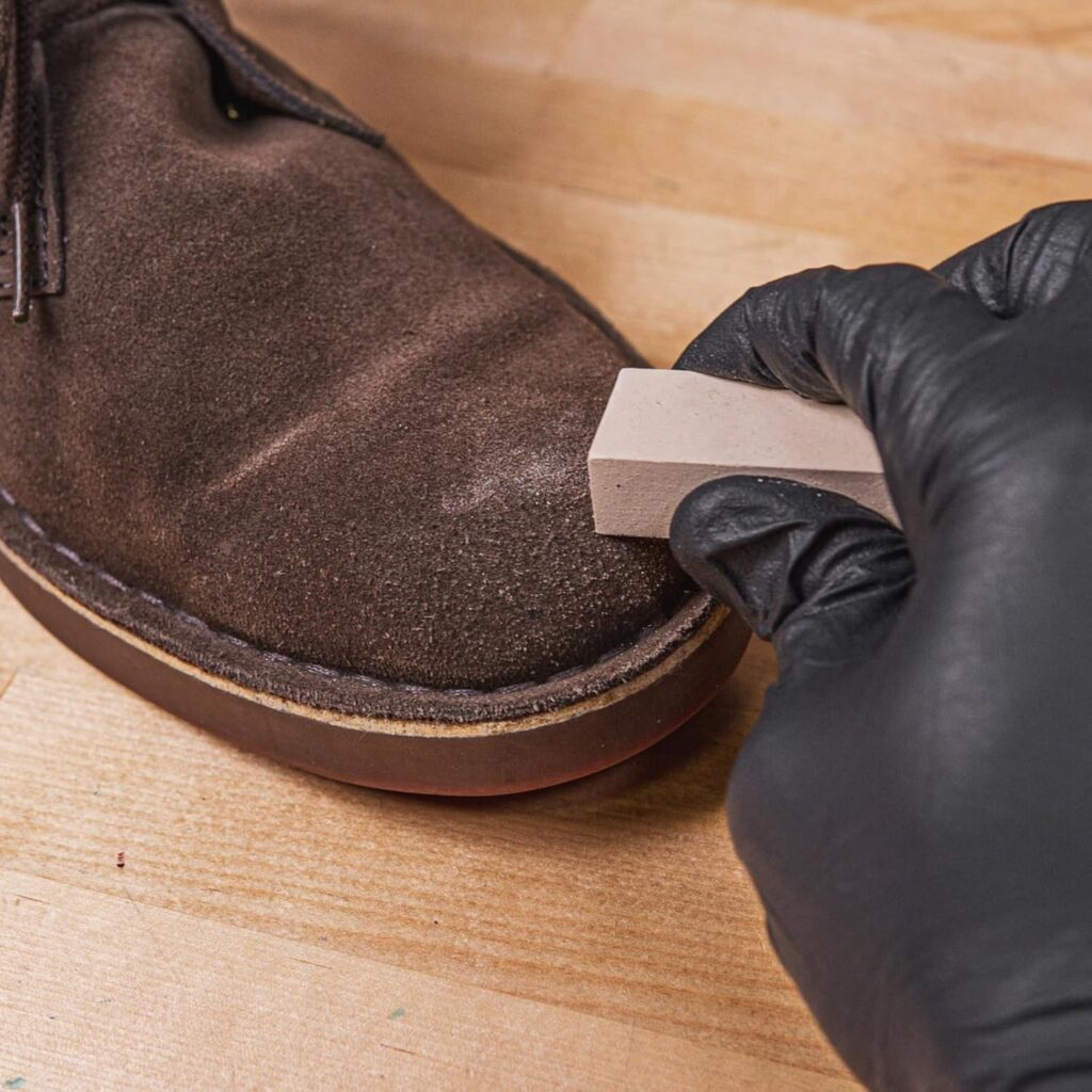 Angelus Suede Nubuck Cleaner Kit - Cleaning Eraser Block and Nylon Bristle Brush - Eliminates Stains, Removes Spots, Restores Nap - for Leather Suede Shoe, Handbags, Jackets, Boots, Furniture Angelus Suede Nubuck Cleaner Kit - Cleaning Eraser Block and Nylon Bristle Brush - Eliminates Stains, Removes Spots, Restores Nap - for Leather Suede Shoe, Handbags, Jackets, Boots, Furniture