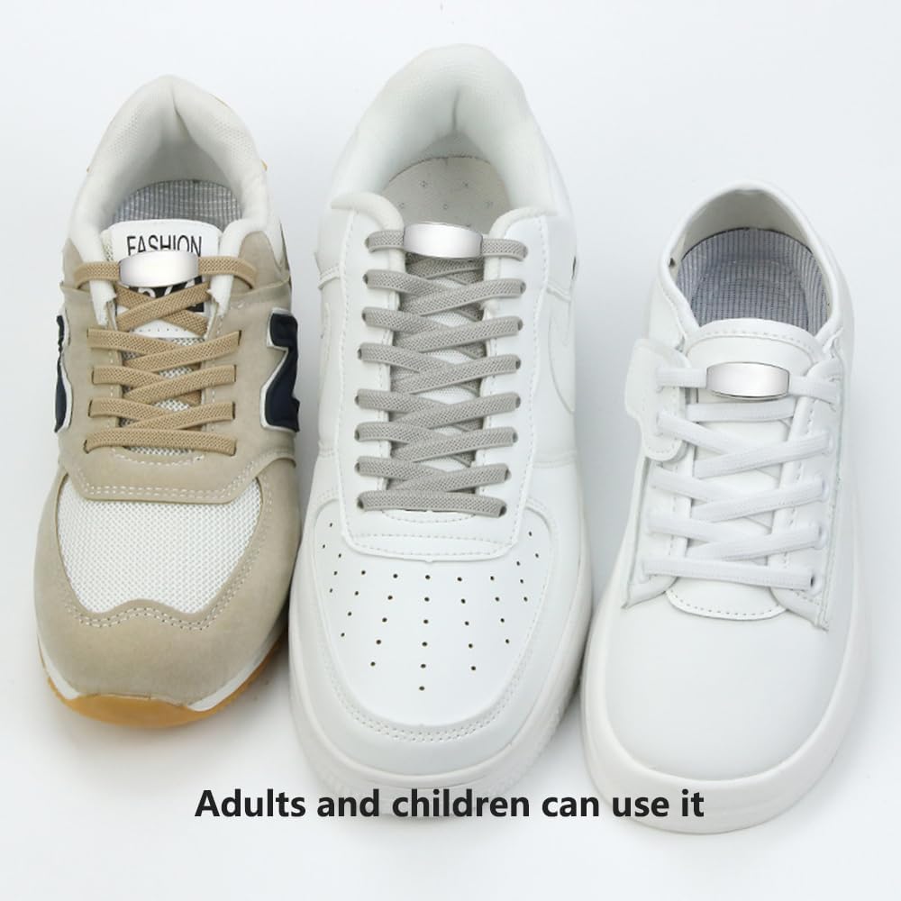 Crystal Dew Elastic No Tie Shoe Laces for Sneakers, Elastic Tieless Shoelaces for Kids Adults, Magnetic Shoe Strings Crystal Dew Elastic No Tie Shoe Laces for Sneakers, Elastic Tieless Shoelaces for Kids Adults, Magnetic Shoe Strings