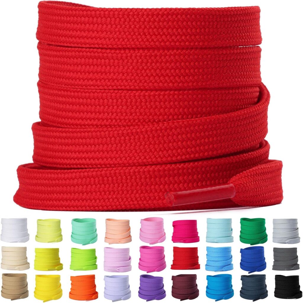 Olukssck Pairs Flat Shoe Laces for Sneakers,/16 Athletic Shoelaces Olukssck Pairs Flat Shoe Laces for Sneakers,/16 Athletic Shoelaces