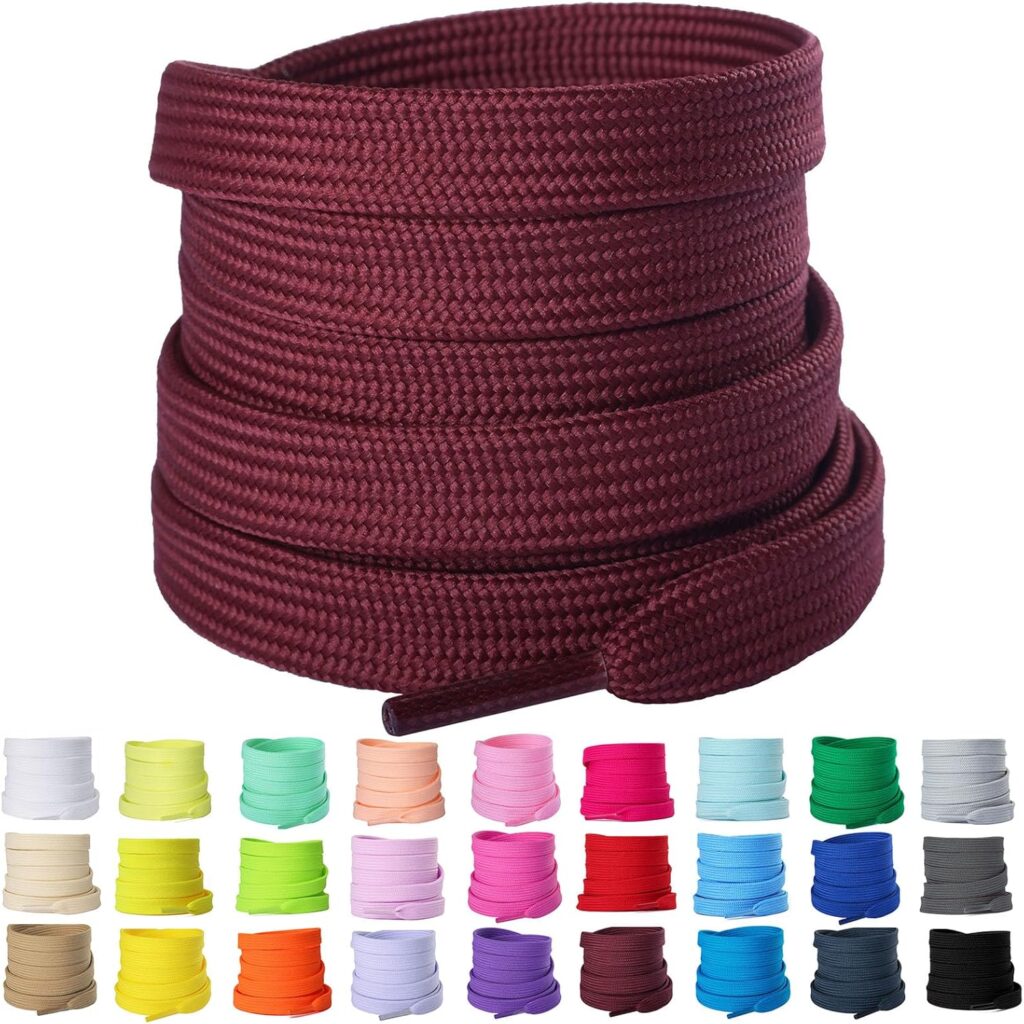 Olukssck Pairs Flat Shoe Laces for Sneakers,/16 Athletic Shoelaces Olukssck Pairs Flat Shoe Laces for Sneakers,/16 Athletic Shoelaces