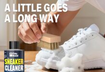 Shoe Cleaner Kit – 10.6oz Premium Shoe Cleaning Set with Brushes & Microfiber Towel, Sneaker Cleaner for White Shoes, Boots, Leather, Suede, Canvas, Mesh, PU & Fabric