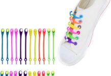 Tujuna 24 pcs Lazy Tying-Free Elastic Shoelaces, Laces Special No Tie Rubber, for Kids and Adults, Elastic Shoelaces for Sneakers (color)