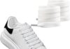 UamGlsob 2 Pairs Shoe Laces for Alexander Mcqueen Sneaker, 1/2”(1.2cm) Flat Thick Jumbo Fat Wide Shoelaces Replacement Laces