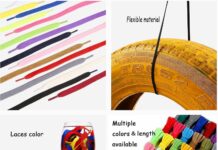 UGY® Shoe Laces for Sneakers | Flat Shoelaces | Athletic Shoes Strings