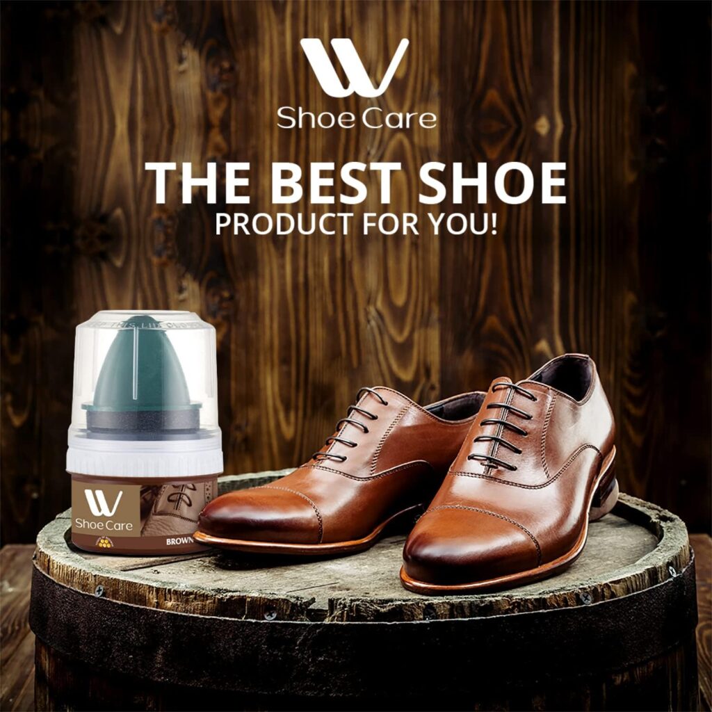 WBM W Shoe Care Shoe Cream with Sponge Applicator, Protects Leather from Scuffs and Scratches, Best for All Kind of Leather Surfaces, Professional Shine with Black, Brown Neutral WBM W Shoe Care Shoe Cream with Sponge Applicator, Protects Leather from Scuffs and Scratches, Best for All Kind of Leather Surfaces, Professional Shine with Black, Brown Neutral