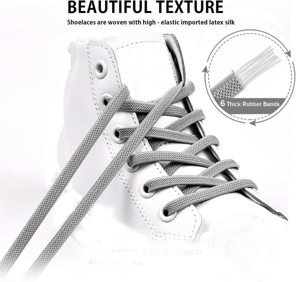 anan520 Tieless Elastic Shoe Laces, No Tie Shoelaces for Kids/Adults anan520 Tieless Elastic Shoe Laces, No Tie Shoelaces for Kids/Adults