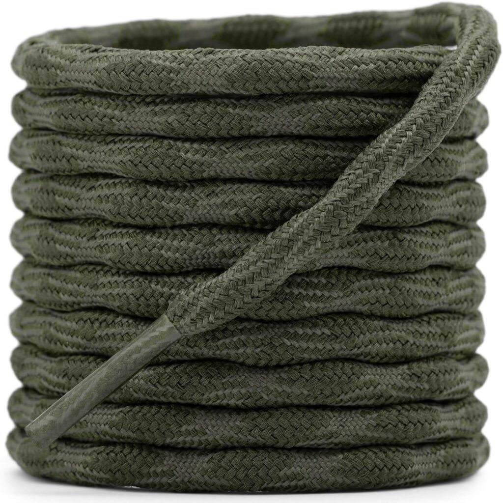 DELELE Pair Round Wave Shape Non Slip Heavy Duty and Durable Outdoor Climbing Shoelaces Hiking Shoe Laces Shoestrings DELELE Pair Round Wave Shape Non Slip Heavy Duty and Durable Outdoor Climbing Shoelaces Hiking Shoe Laces Shoestrings