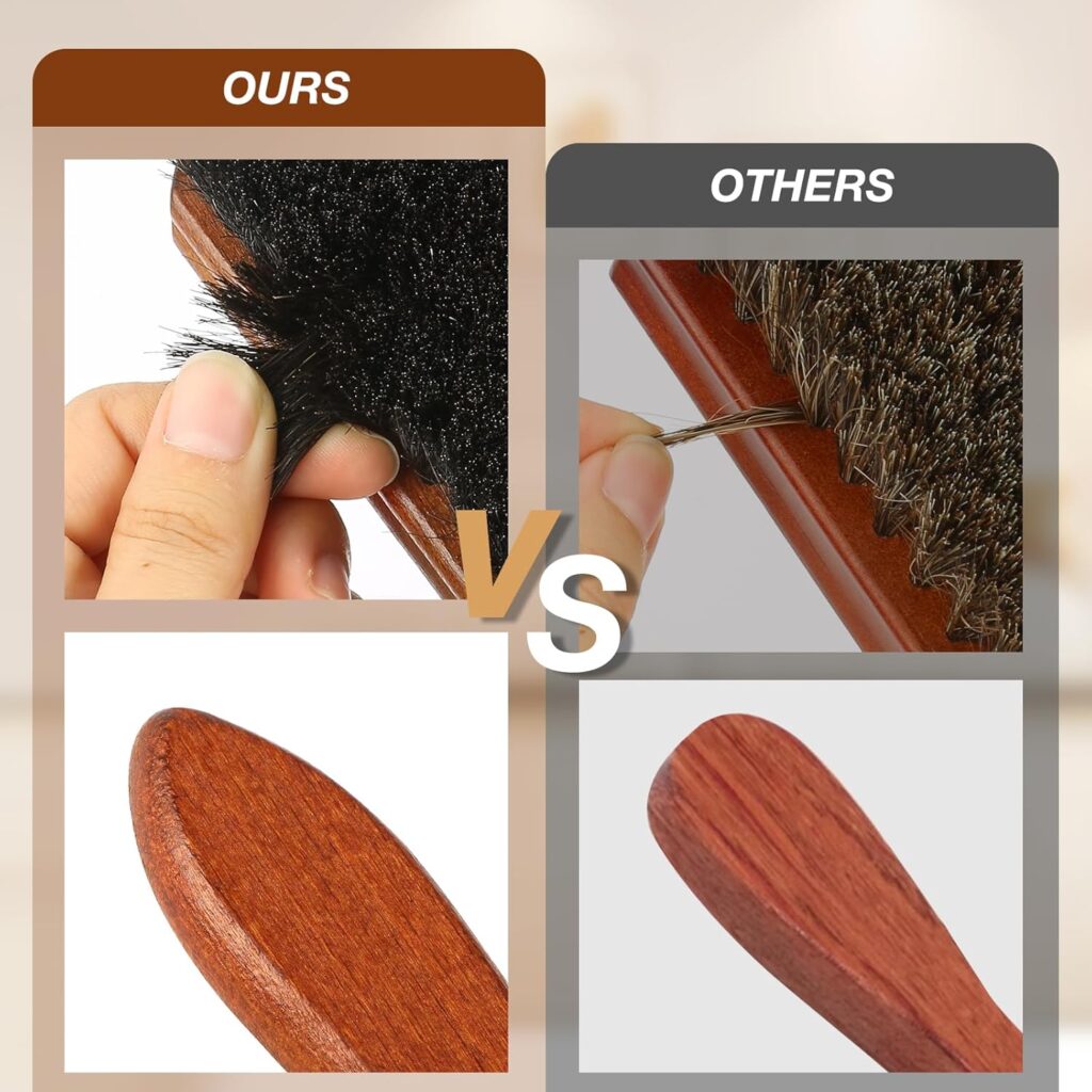 4Pcs Shoe Brush, Premium Horse Hair Brush for Leather, Professional Shoe Polish Brush, Long-lasting Shoe Cleaning Brush, Percent Horsehair Shoe Brush Shine Kit for Cleaning and Polishing 4Pcs Shoe Brush, Premium Horse Hair Brush for Leather, Professional Shoe Polish Brush, Long-lasting Shoe Cleaning Brush, Percent Horsehair Shoe Brush Shine Kit for Cleaning and Polishing