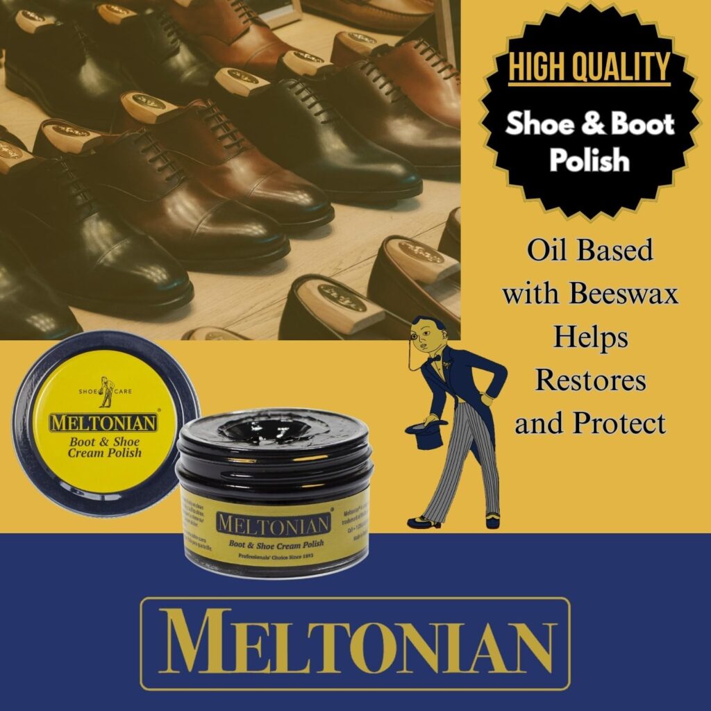 Meltonian Cream Shoe Polish, Boot Polish, Leather Shoe Polish Oil Based with Beeswax, Restores and Protects, Over Colors Meltonian Cream Shoe Polish, Boot Polish, Leather Shoe Polish Oil Based with Beeswax, Restores and Protects, Over Colors