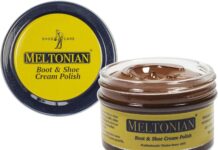 Meltonian Cream Shoe Polish, Boot Polish, Leather Shoe Polish Oil Based with Beeswax, Restores and Protects, Over 60 Colors