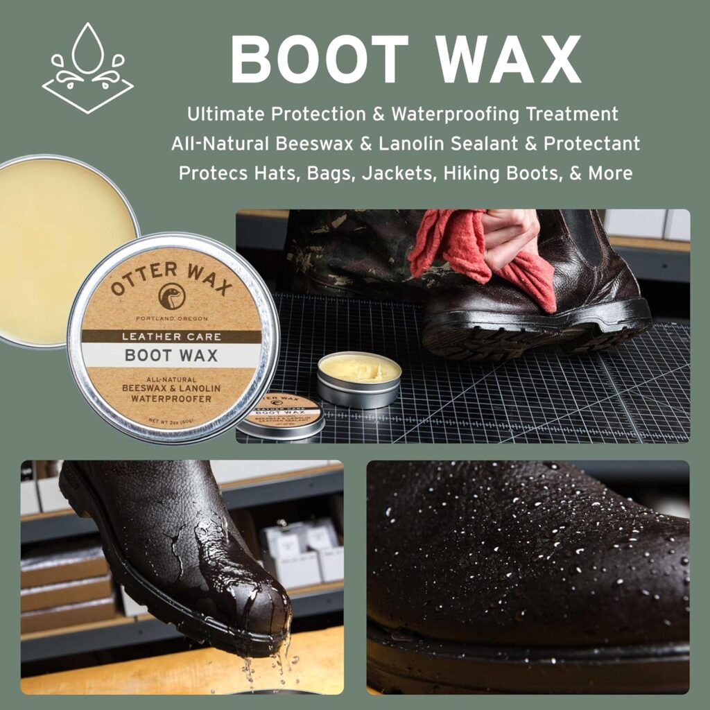 Otter Wax Essential Leather Care Kit | Complete Leather Cleaning Conditioning Set | Clean, Condition, Shine, Protect All-Types of Leather| All-Natural PFAS-Free | Made in Portland USA Otter Wax Essential Leather Care Kit | Complete Leather Cleaning Conditioning Set | Clean, Condition, Shine, Protect All-Types of Leather| All-Natural PFAS-Free | Made in Portland USA