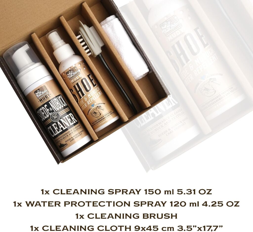 Suede Shoe Cleaner Nubuck Shoe Cleaner and Water Repellent with 4-Side Suede Brush, Microfiber Cloth Suede Shoe Cleaner Nubuck Shoe Cleaner and Water Repellent with 4-Side Suede Brush, Microfiber Cloth