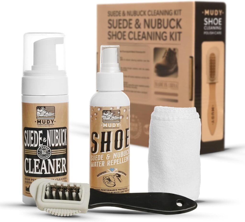 Suede Shoe Cleaner Nubuck Shoe Cleaner and Water Repellent with 4-Side Suede Brush, Microfiber Cloth Suede Shoe Cleaner Nubuck Shoe Cleaner and Water Repellent with 4-Side Suede Brush, Microfiber Cloth